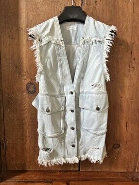 SPELL Denim Vest Xxs